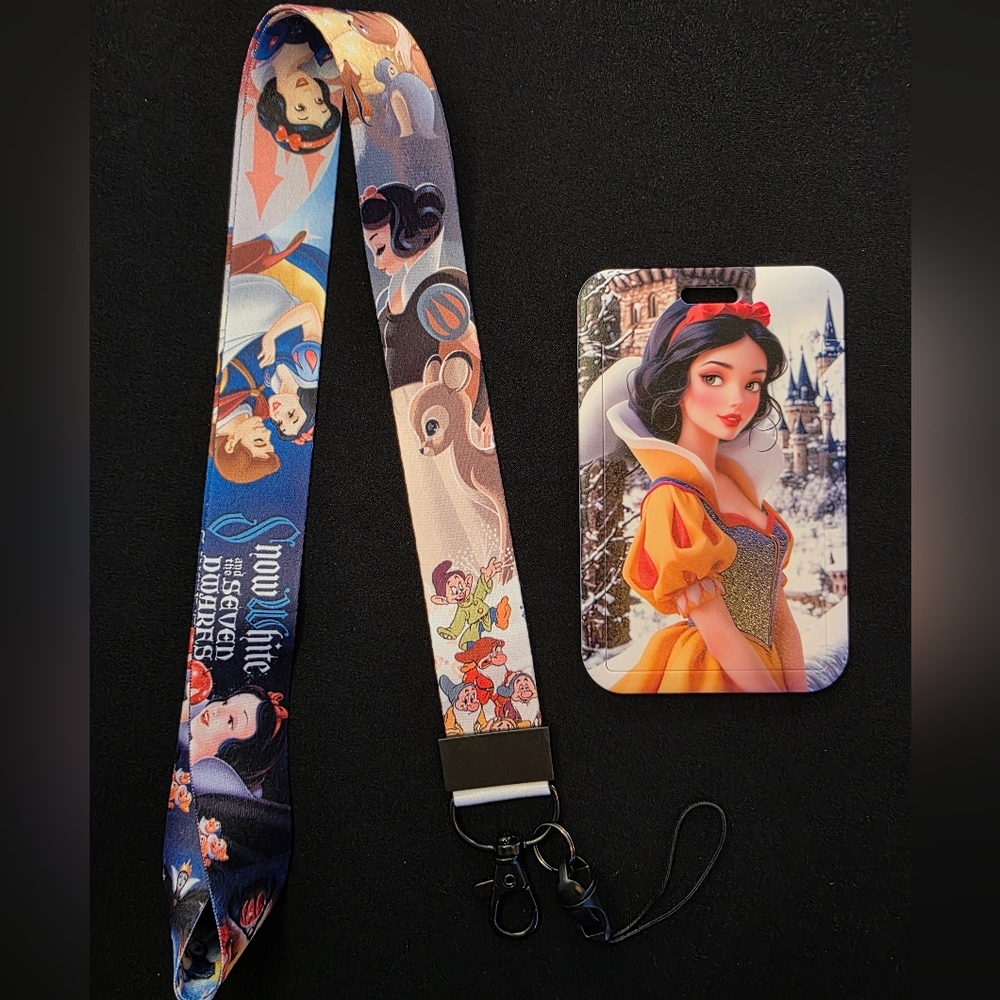 Snow White ID Cardholder And Lanyard Set - 6th Design
